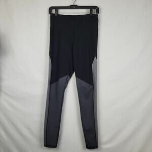 Champion Duo Dry Mens Black Gray‎ Regular Fit Activewear Leggings Size Medium